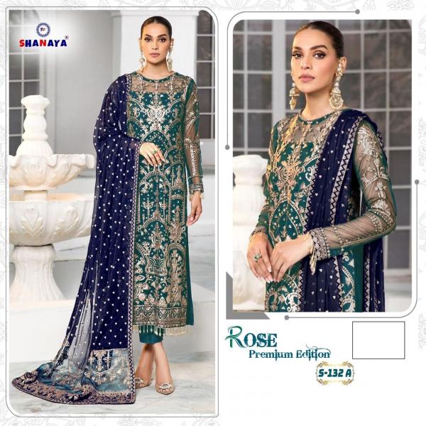 Shanaya Rose Premium Edition S 132 Designer Pakistani Suit Collection